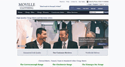 Desktop Screenshot of movilleclothing.com