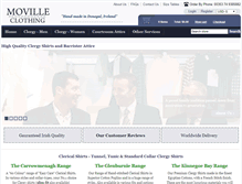 Tablet Screenshot of movilleclothing.com